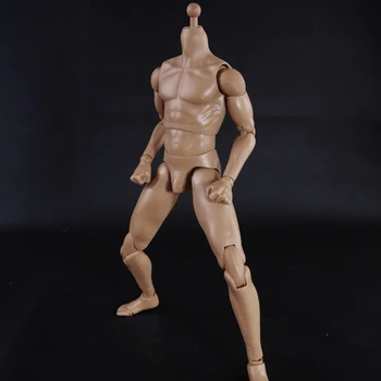 BD009/BD010 1:6 masto lankstus nuogas kareivis duomenys modelis su dalių odos spalva raumenų vyrų vyras, berniukas, kėbulo dydis 12 