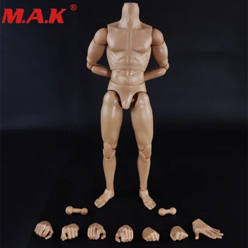 BD009/BD010 1:6 masto lankstus nuogas kareivis duomenys modelis su dalių odos spalva raumenų vyrų vyras, berniukas, kėbulo dydis 12 