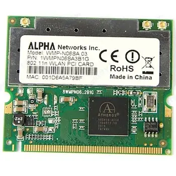 Belaidžio ryšio Adapteris Kortelę AR5008 AR5416 Atheros Mini PCI 802.11 ABGN N 300M WIFI Bevielio ryšio Kortelę Asus Dell