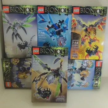 Bionicle Uxar Padaras Jungle Duomenys 609-2 Ketar Kūrimo Bloką, Žaislai Berniukams, Suderinama Su Lepining 71301 Bionicle