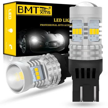 BMTxms 2vnt LED DRL Šviesos važiavimui Dieną 1500LM Canbus T20 W21W 7440 Volkswagen VW PASSAT 3G B8-2020 M. Priedai