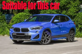 BMW X2 F39 2018 2019 ABS Chrome Priekiniai Rūko Šviesos Lempos Dangtelio Apdaila Liejimo Bezel Garnyras Lipdukas