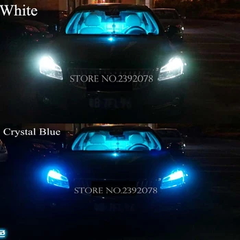 BOAOSI 2x W5W Canbus LED Auto Lemputė lemputės su Projektoriaus Objektyvas 