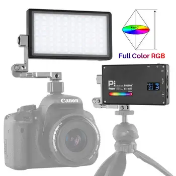 Boling BL P1 RGB LED Vaizdo Šviesos Visą 0-360 2500-8500K Spalva CRI96+ Su Ličio Baterija 2930mAh Studija Lauko