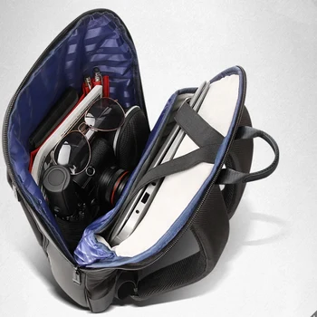 BOPAI Plonas Vyrų Kuprinė-Ultra Plonas Ultra-Light Laptop Backpack for 15.6-Colių Stilingas Biuro Vandeniui Vyrų Verslo Kuprinė