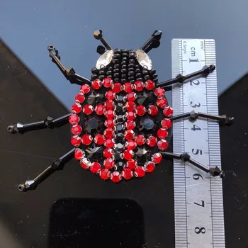 Boružė gyvūnų pleistrai 3D Rankų darbo kalnų krištolas zawalcowany Lopai drabužių 