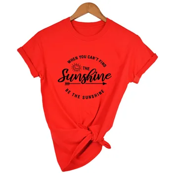 Būti Saulės Spausdinti Mada Moterims Grafinis T-shirt Harajuku Vasaros Tees Moterų Estetinės Apvalios Kaklo Marškinėlius Viršūnes Moteris Drabužiai