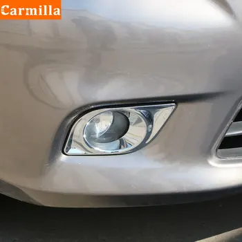 Carmilla Rūko Žibintai Padengti Nissan Versa Latio Almera Saulėtą 2011 - 2017 ABS Chrome Priekiniai Rūko Žibintai Saugos Apima Apdaila