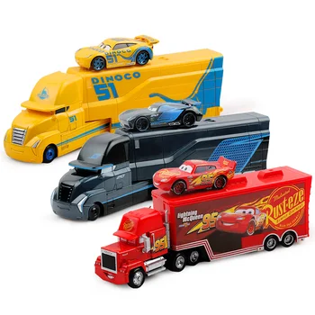 Cars Disney Pixar Cars 2 3 Žaislai Žaibas McQueen Jackson Audra Cruz Mack Dėdė Sunkvežimių 1:55 Diecast Modelio Automobilių Žaislai Vaikams