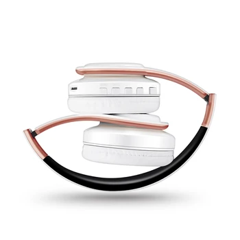 CATASSU MP3 grotuvas Stero ausinės ausinė Bluetooth V5.0 sulankstomos belaides ausines su mikrofonu žaidimų už Xiaomi, 