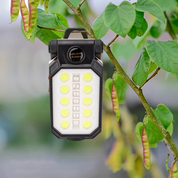 COB Lankstymo Darbo Lemputė USB Įkraunamas LED Žibintuvėlis Automobilių Tikrinimo Lempą Vandeniui Kempingas Žibintų Magnetas Dizainas