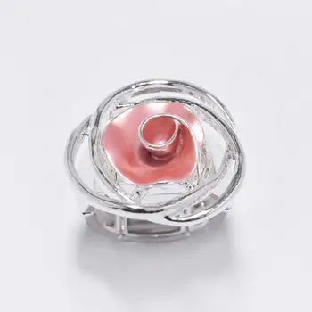 Cring Kokosų 2020 M. Geriausiai parduodamų Klasikinis Rožių Žiedų Formos Žiedai Moterims, Moteriška Mada Sidabro Spalvų Papuošalai Dovanų Didmeninės Žiedas