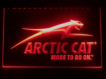 D129 Arctic Cat Sniegaeigiai Logotipą, LED Neon Light Pasirašyti