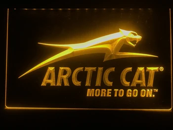 D129 Arctic Cat Sniegaeigiai Logotipą, LED Neon Light Pasirašyti
