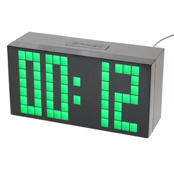Darbalaukio Skaitmeninis Žadintuvas, Atgalinės atskaitos LED Laikrodis 3 colių Aukščio Skaitmenų Didelis Ekranas su Temperatūros Kalendoriaus Datos tvirtinimo prie Sienos 19313