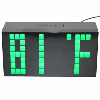 Darbalaukio Skaitmeninis Žadintuvas, Atgalinės atskaitos LED Laikrodis 3 colių Aukščio Skaitmenų Didelis Ekranas su Temperatūros Kalendoriaus Datos tvirtinimo prie Sienos