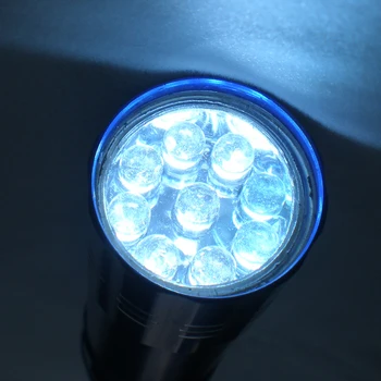 Daug 10vnt LED Žibintuvėlis Nemokamai Logotipą Skatinimo dovana Šviesos Super Šviesus 9 Lempučių Žibintuvėlis Asmeninį Givenaway Baterija