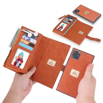 Daugiafunkcinis kortelės turėtojas paprastų mados Fhx-19K telefono maišą pinigų Už iPhone 7 8 Plus X XR XS MAX 11 11Pro MAX Telefono krepšys