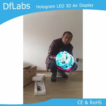 DfLabs Holograma LED 3D Ekranas su WIFI geriausios kainos