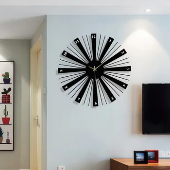 Didelis Sieninis Laikrodis Modernus Dizainas, Laikrodžiai, Namų Dekoro Tarnyba Europos Stiliaus Kabo Sienos Žiūrėti Laikrodžiai