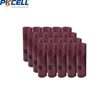 Didmeninė 20Pcs/daug PKCELL 18650 baterija ICR18650 Li-ion Ličio Įkraunama Baterija, Baterijos, 3.7 V, 2200mAh LED Žibintuvėlis