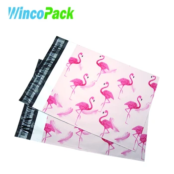 Didmeninė Plastiko Kurjerių Pašto Flamingo Sukurta 10x14.5inch Poli Siuntėjus Siuntimo Vokai, Maišeliai, Maišelių Sandariklis