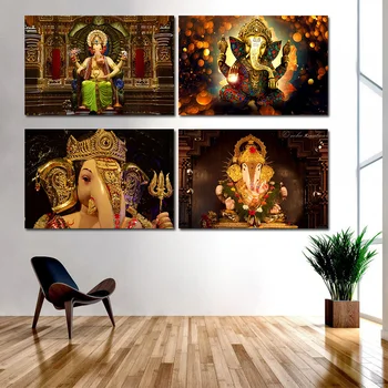 Dievo Turtų Induizmo Dievų Plakatai ir Spausdina Sienos Meno Skandinavijos Sienos Nuotrauka Drobė Paveikslų Kambarį Namų dekoro