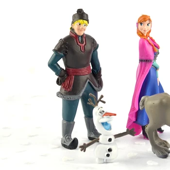 Disney Duomenys Princesė 10cm Anime PVC Veiksmų Skaičius, Kristoff Sven Olaf Užšaldyti Gimtadienį, Žaislai Vaikams, Kalėdinės Dovanos DS04