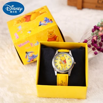 Disney laikrodžiai Mikė Pūkuotukas silikono žiūrėti vaikas kvarco riešo atsitiktinės spalvos atsitiktinės 1pcs Mados animacinių filmų mergaitės žiūrėti dovana žaislai 24786