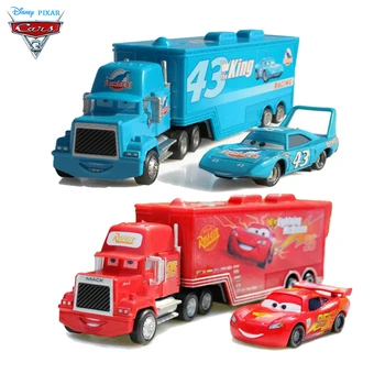 Disney Pixar Automobilių McQueenes Metalo Pixar Automobilių, Sunkvežimių Mc Queen Diecast 1:55 Metalo Žaislas Automobilio Modelio Vaikų Žaislas Veiksmų Skaičiai 
