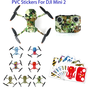 DJI Mavic Mini 2 PVC Lipdukai Vandeniui Apsauginės Plėvelės Įbrėžimams atspariu Lipdukai Visiškai Padengti Odą DJI Mini 2 Drone Priedai