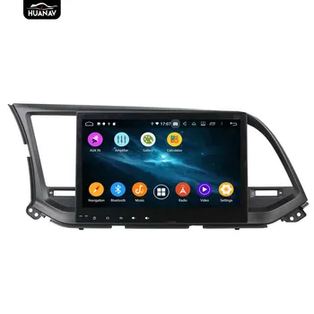 DSP Android 9.0 Automobilių GPS Navigacijos Jokių DVD Grotuvas Hyundai Elantra 2016 auto radijo player multimedia Stereo Galvos vienetas juosta NAV