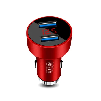 Dual USB 3.1 Automobilinis Įkroviklis - USB Diagnostikos/Voltmeter, įvertinti su Baterija & Įkrovimas Sistema, Monitorius, 12V-24V DC,Protingo Įkroviklio