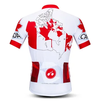Dviračių Jersey vyrų Dviračių Jerses kelių MTB dviračių Drabužius trumpomis Rankovėmis Lauko sporto maillot Lenktynių marškinėliai viršuje, kanada