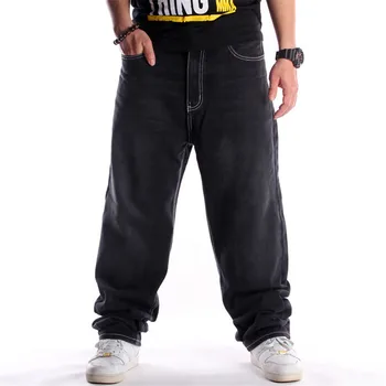 Džinsai Vyrams 2020 Naujas vyrų Modis Didelio dydžio Black jeans vyriški Prarasti Atsitiktinis didelis Kišenėje Hip-Hop kelnes Dviratininkas džinsai