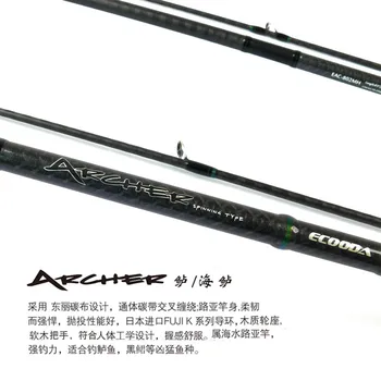 ECOODA EAS 2.1 m 2.4 m, 2.7 m verpimui/liejimo suvilioti lazdele bass lazdele ir suvilioti meškere visos japonijos fuji dalys