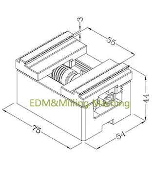 EDM Staklės CNC 3R Padėties nustatymo Savęs centravimas Vizuoti Elektrodo Laikiklio Apdirbimo Įrankis Standarto 8-55mm