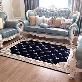 Elegantiškas Europos kilimas užsakymą gyvenamasis kambarys su sofa-lova, žurnalinis staliukas, mat plastikiniai slydimo viešbutis naktiniai tyrimą, miegamajame kiliminė danga, sugeriantys kilimėliai