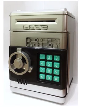 Elektroninių Piggy Bank Vaikų ATM Slaptažodį Pinigų dėžė Pinigų Monetomis Sutaupyti ATM Saugaus Automatinio Supimo Popieriniai Pinigai Dovanos Vaikams