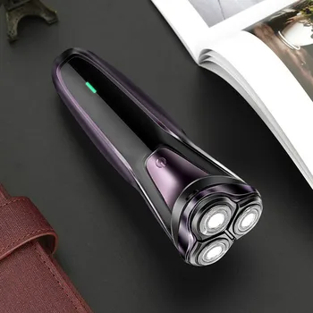 Elektros vyrų skustuvas plaunamas skustuvas USB įkraunamą skustuvą nešiojamų barzda žoliapjovės drėgno ir sauso daugiafunkcinį skustuvą