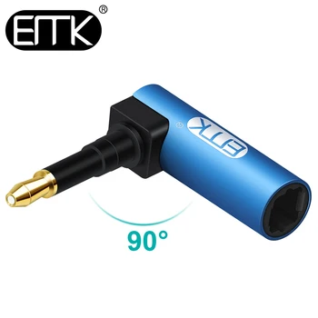 EMK 3.5 mm Optinis Audio Kabelis 3.5 Mini Optinė Jungtis, Digital SPDIF Toslink 90 laipsnių stačiu kampu adapteris Garsiakalbis Sounbar