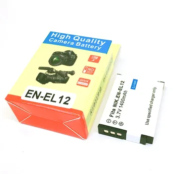 EN-EL12 LT EL12 ENEL12 Baterija Nikon CoolPix S610 S610c S620 S630 S710 S1000pj P300 P310 P330 S6200 S6300 S9400 S9500 S9200