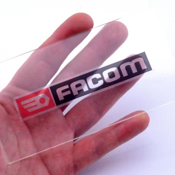 FACOM transparente skaidrus adhesivo autocollant lipdukai adesivo adesivi aufkleber pack 2 