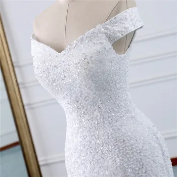 Fansmile Duobute Senovinių Nėrinių Suknelės Undinė Vestuvių Suknelė Plius Dydis 2020 M Ilgio Traukinių, pagaminti pagal Užsakymą, Nuotakos Vestuvių Turkija FMV-431M
