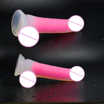 FLXUR Minkštos Želė Dildo Sekso Žaislai Moterims, Realistiškas Penis Tvirtas siurbtukas G-taško Orgazmas Moterų Masturbacija Suaugusiųjų Sekso Produktas
