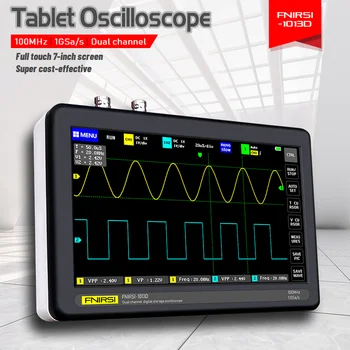 FNIRSI 1013D Skaitmeninis Tabletė Oscilloscope 2CH 100M Pralaidumo 1GS/s debitas Tablet Oscilloscope