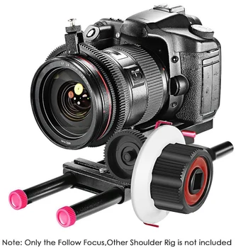 Follow Focus su Pavara Žiedas Diržo Canon ir Kitų DSLR kamera Kamera DV Vaizdo Tinka 15mm Lazdele Filmas Priėmimo Sistema 23825