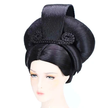 Formos tang dinastijos imperatorienė plaukų produktų, senovės kinijos moterų cosplay karalienės skrybėlės priedai