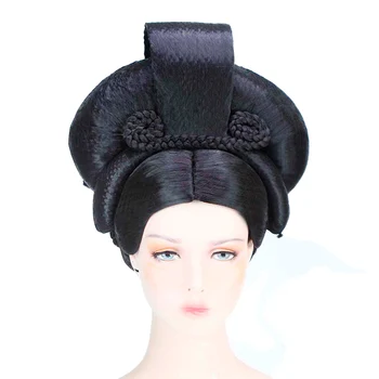 Formos tang dinastijos imperatorienė plaukų produktų, senovės kinijos moterų cosplay karalienės skrybėlės priedai