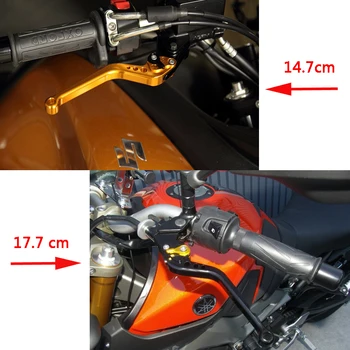 FXCNC Aliuminio Reguliuojamas Motociklo Stabdžių ir Sankabos Svirties Honda CBR600F CBR 600F 2011 - 2013 m. 2012 m. Motociklą Priedai
